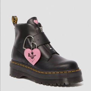 Dr. Martens x Lazy Oaf Heart Buckle Boot US 9